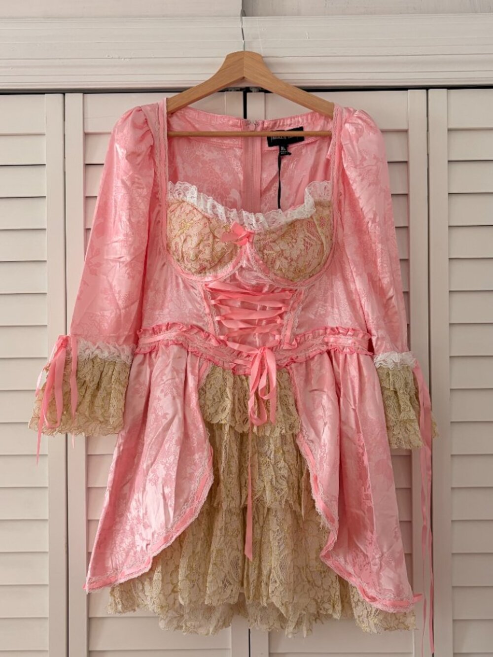 NWT Dolls Kill Cake Queen Marie Antoinette Dress Halloween Costume